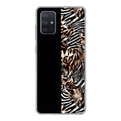 Produktbild von MuchoWow® Handyhülle Schutzhülle Hülle für Samsung Galaxy A51 Mantel - Design - Tiere Silikon Softcase Handy Hülle - Schutzabdeckung