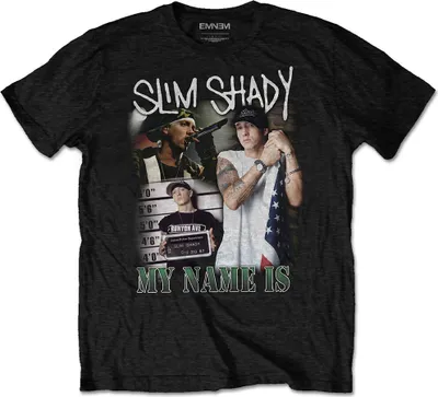 Produktbild von Eminem My Name is Homage Black S T-Shirt