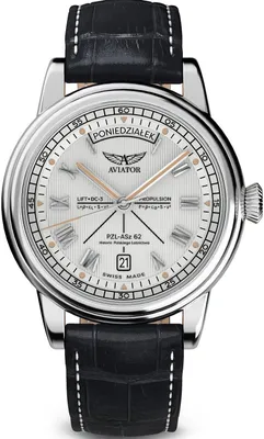 Obrázok produktu pre Pánske hodinky Aviator Douglas Day-Date Polish Limited Edition