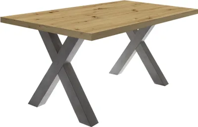 Produktbild von Esszimmertisch Eike 4 180 x 90 x 75 Esstisch Graphit/Asteiche 13414-180