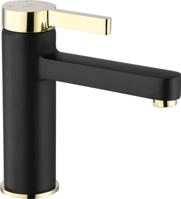 Immagine prodotto di Rubinetto da Lavabo Rea Polo Black Gold Low