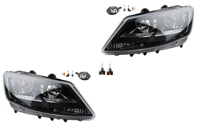 Immagine prodotto di Kit fari compatibile con Seat Alhambra 7N dal 06/10 al 04/15, con lampade H7, H15 e fendinebbia. Codici: 5K0941699F, 5K0941699, 5K0941700F, 5K0941700, 7N5941005, 7N5941006. Johns