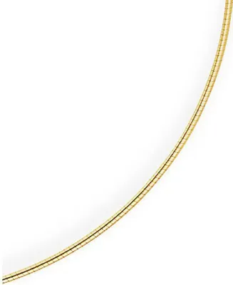 Produktbild von 1,2mm Halsreif Omegareif Omegakette Collier 750 Gold Gelbgold, rund, 42cm