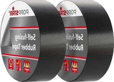 Zdjęcie produktu dla Taśma izolacyjna czarna 10 m x 38 mm, samouszczelniająca