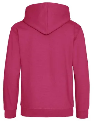 Productafbeelding van Awdis - Hoodie voor kinderen, model LT4876 (maat 140-146) (felroze)