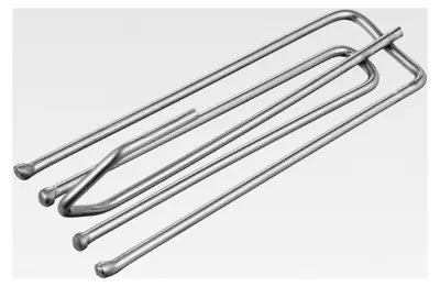 Produktbild von 40 Stück Edelstahl Gardinenhaken, Metall Duschvorhanghaken, Vorhanghaken, Clips für Vorhänge geeignet für alle Zuhause Vorhänge
