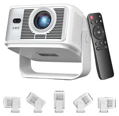 Zdjęcie produktu dla Projektor, 900 lumenów ANSI, łączność bezprzewodowa, 900 lumenów ANSI Gimbal A7