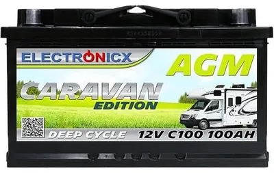 Zdjęcie produktu dla Akumulator agm 12V 100AH do kampera przyczepy kempingowej systemu solarnego