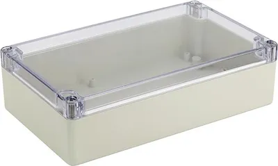 Produktbild von Blanko Modulgehäuse, transparenter Deckel, 200 x 120 x 56 mm