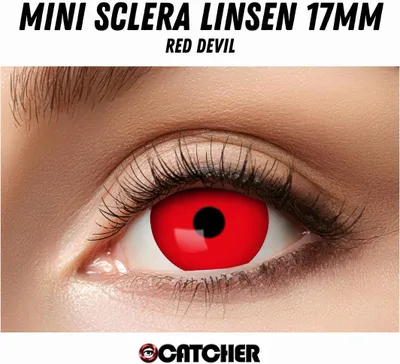 Produktbild von Kontaktlinsen Mini Sclera Red Devil