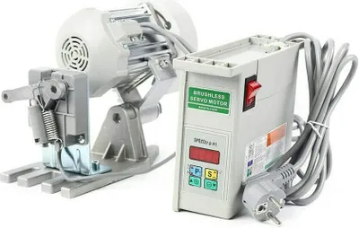 Image de Moteur de machine à coudre Moteur brushless Moteur industriel à économie d'énergie Servomoteur pour machines à coudre industrielles Machine à coudre industrielle, domestique (750W)