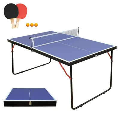 Image de Table de tennis de table - Table de ping-pong - Table de tennis de table d'intérieur - Ping-pong pour l'extérieur - Table pliante