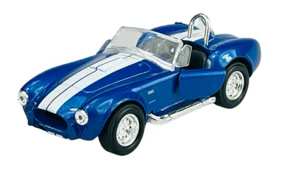 Produktbild von Welly Old Timer 1965 Shelby Cobra 427 S/C Blau 1:34-1:39 Die Cast Metall Modell Neu im Kasten 43761