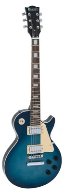 Productafbeelding van DIMAVERY LP-750 elektrische gitaar, blauwburst (verbleekt)