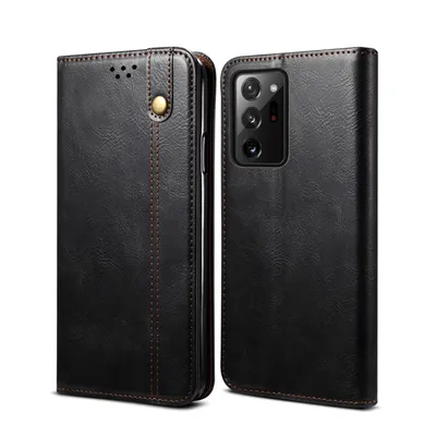 Obrázek produktu pro Pouzdro pro Samsung Galaxy S20 Plus, kožené flip pouzdro peněženka s funkcí stojánku černé