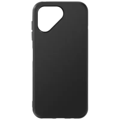 Produktbild von Avizar, Soft Touch Hülle Silikon Fairphone 5, matte Rückseite, Schwarz