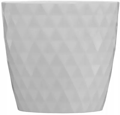Produktbild von Don-Plast Cristal Blumentopf Ø 14 cm Hellgrau