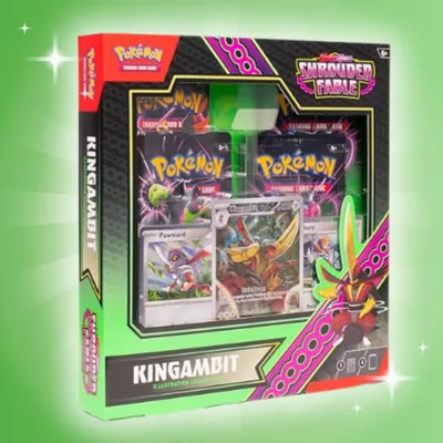 Productafbeelding van Shrouded Fables SV6.5 – Kingambit Illustratiecollectie, Engels, 4 boosterpacks + promotiekaarten