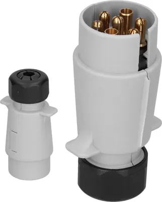 Produktbild von Europäischer 7-Loch-Steckdosenadapter, wasserdichter Stecker für Anhänger, Wohnmobil, Nutzfahrzeug