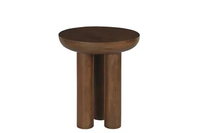Produktbild von SIT Möbel Beistelltisch Ø 50 cm | runde Tischplatte | Mango massiv braun | B 50 x T 50 x H 60 cm | 14774-30 | Serie RONDURA
