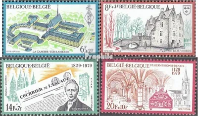 Produktbild von Briefmarken Belgien 1979 Mi 1992-1995 (kompl.Ausg.) postfrisch Kultur