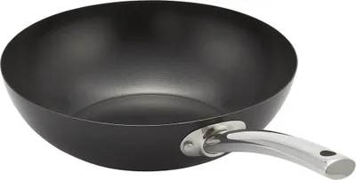 Produktbild von Judge Essentials Wokpfanne, Kohlenstoffstahl, 28 cm, schwarz