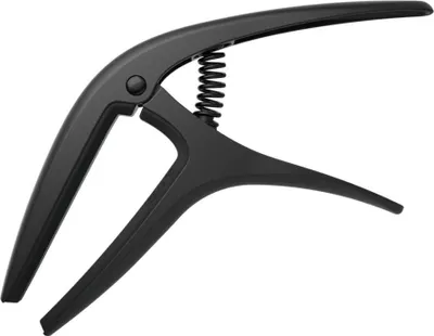 Imagen del producto de Ernie Ball Axis, cejilla versátil 2 en 1 para guitarra acústica y eléctrica - satinado