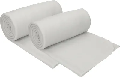 Produktbild von Betz Fleecedecke 2 Stück 130x170 cm 180g/m² – Wohndecke & Kuscheldecke – Flauschige SofadeckeTagesdecke – Leicht, wärmend & pflegeleicht – silbergrau