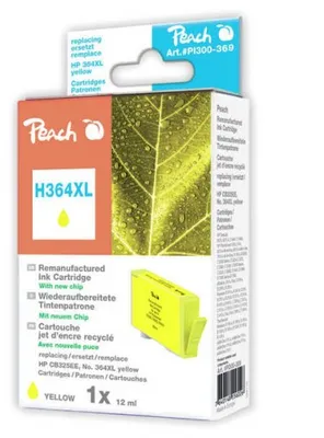 Zdjęcie produktu dla Peach PI300-369 PEACH Ink YE compt CB325EE/No. 364XL