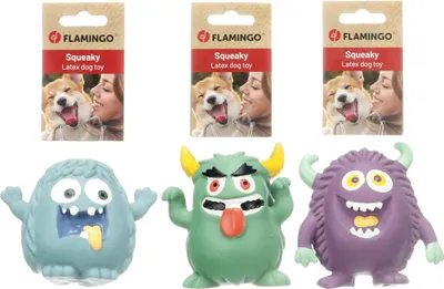 Obrázok produktu pre Hračka Flamingo GARGO, monštrík, viacfarebná, rozmery: 10,8 x 7,4 x 11,4 cm