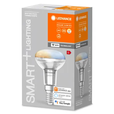 Zdjęcie produktu dla Żarówka LED E14 3.3W = 40W 210lm CCT Ściemnialna SMART+ WiFi Ledvance