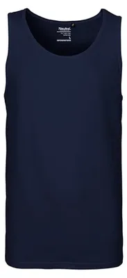 Produktbild von Neutral O61300 | Herren Tank Top / 100% Fairtrade-Baumwolle - Farbe: Navy - Größe: XXL
