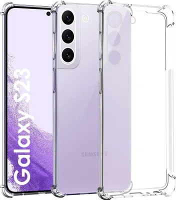 Immagine prodotto di Custodia per Samsung Galaxy S23 - Custodia trasparente antiurto per telefoni cellulari Custodia protettiva antigraffio ultra sottile Phonillico