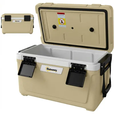 Productafbeelding van Outsunny Koelbox 42,6L: Grote passieve koelbox met een koelduur tot 72 uur