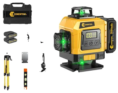 Obrázok produktu pre Laserový nivelátor, 16 lúčov, presné meranie, súprava so statívom