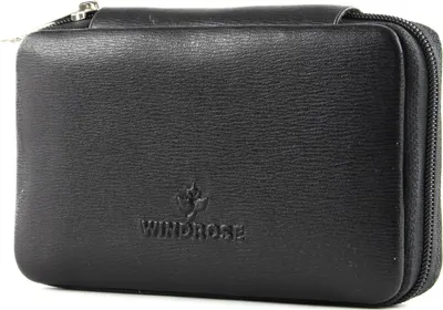 Image de WINDROSE Cuir set de manucure Ambiance Manicure Set Black noir
