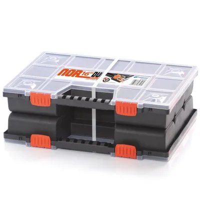 Obrázok produktu pre Duo Organizér na náradie Krabice na triedenie 39 x 29 x 13 cm až 28 priehradok