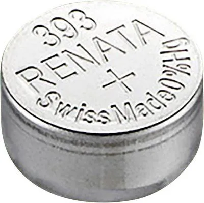 Zdjęcie produktu dla Ogniwo guzikowe RENATA 393 tlenek srebra SR48 wysokoprądowe 80 mAh 1,55 V 1 szt