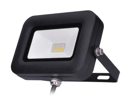 Obrázok produktu pre Solight Čierny LED reflektor 10W WM-10W-L
