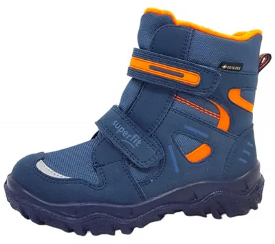 Produktbild von Superfit Husky Kinderschuhe Jungen Winterstiefel Blau Freizeit, Schuhgröße:27 EU
