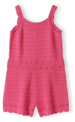 Minoti Jumpsuit Rosa für Mädchen, Vorderansicht 2