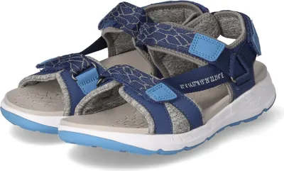 Produktbild von Superfit Sandale Henry Jungen Sommerschuhe Klettverschluß blau/hellblau NEU 40