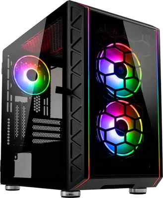 Immagine prodotto di Kolink Citadel Glass SE Micro Tower Nero GEKL-084 2.5, 2 ARGB