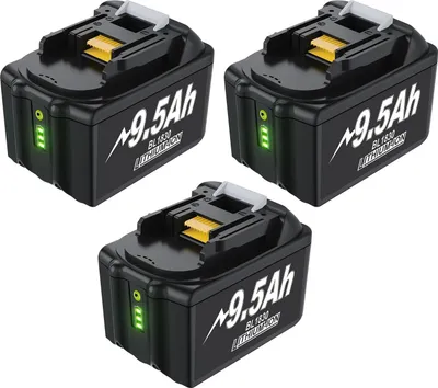 Obrázok produktu pre Pre Makita 18V, náhradná batéria Li-Ion, 9,5 Ah 9500 mAh, kompatibilná s BL1830/BL1860/BL1890, ružová