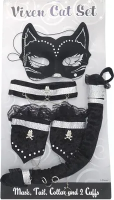 Produktbild von kleidungsset Cat Damen schwarz Einheitsgröße