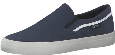 Produktbild von s.Oliver Flacher Slipper 5-5-14602-20 Blau Red Label