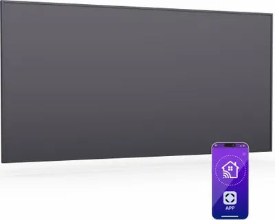 Obrázek produktu pro Klarstein Wonderwall Smart Infračervený ohřívač, 60x120cm, Aplikace, 720 W, Týdenní časovač, IP24