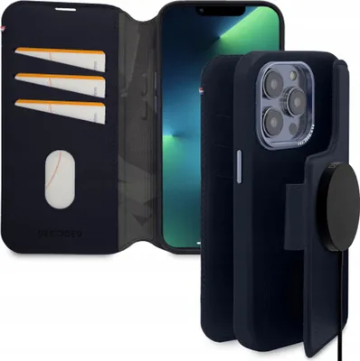 Produktbild von Decoded D23IPO14PDW5NY, Geldbörsenhülle, Apple, iPhone 14 Pro, 15,5 cm (6.1"), Blau
