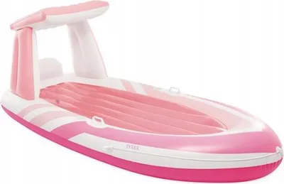 Image de Matelas de natation avec toit rose 57804EU 28802