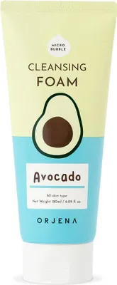 Obrázok produktu pre Orjena Čistiaca pena Avokádo, 180 ml - Hydratačná čistiaca pena na čistenie tváre s avokádom